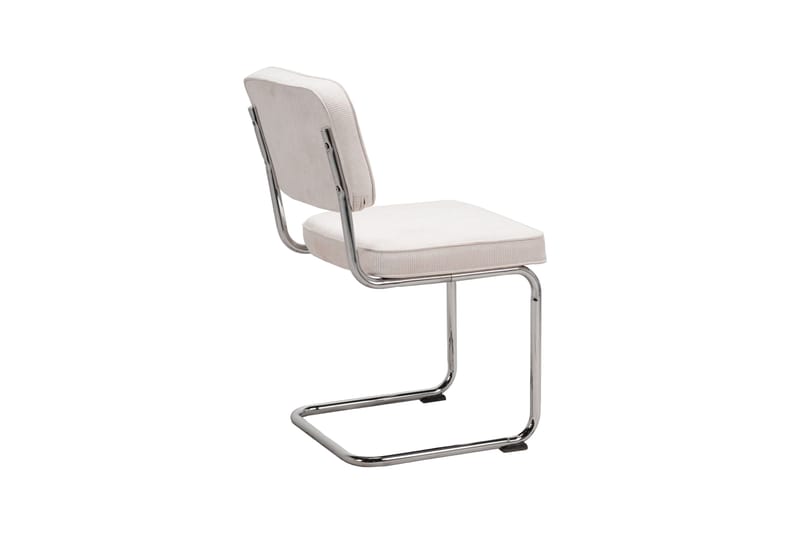 Milva Matstol - Beige/Krom - Products - Möbler - Fåtölj & stolar - Matstol & köksstol