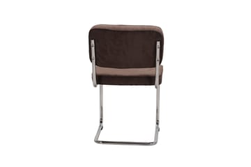Milva Matstol - Brun/Krom - Products - Möbler - Fåtölj & stolar - Matstol & köksstol