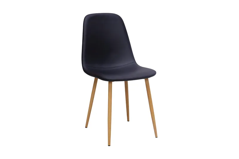 Nibe Matstol Konstläder - Svart - Products - Möbler - Fåtölj & stolar - Matstol & köksstol