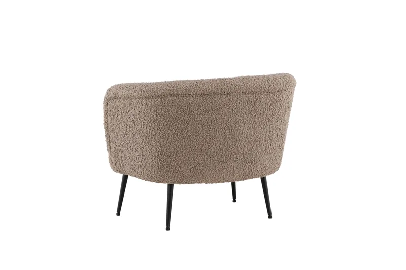 Nordkoster Loungefåtölj - Svart/Beige - Products - Möbler - Fåtölj & stolar - Fåtölj
