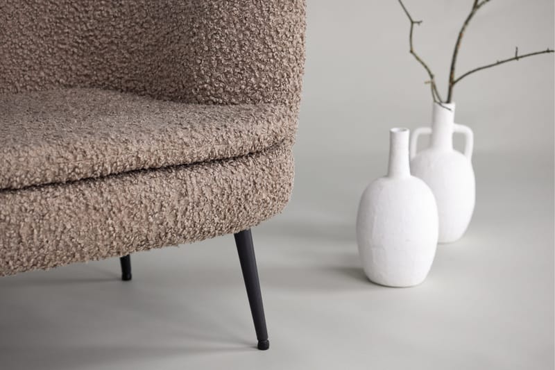 Nordkoster Loungefåtölj - Svart/Beige - Products - Möbler - Fåtölj & stolar - Fåtölj