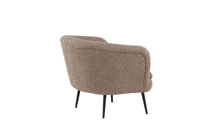 Nordkoster Loungefåtölj - Svart/Beige - Products - Möbler - Fåtölj & stolar - Fåtölj