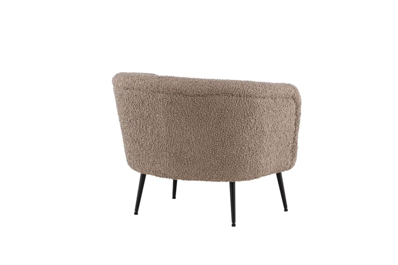 Nordkoster Loungefåtölj - Svart/Beige - Products - Möbler - Fåtölj & stolar - Fåtölj