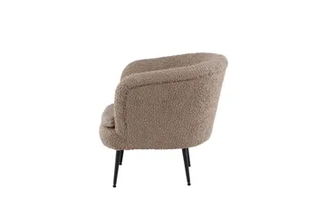 Nordkoster Loungefåtölj - Svart/Beige - Products - Möbler - Fåtölj & stolar - Fåtölj