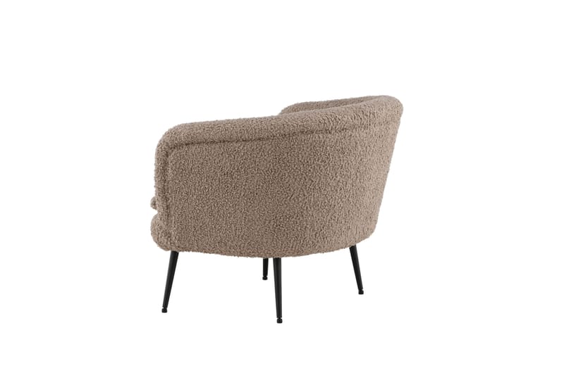 Nordkoster Loungefåtölj - Svart/Beige - Products - Möbler - Fåtölj & stolar - Fåtölj