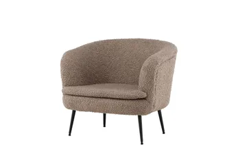 Nordkoster Loungefåtölj - Svart/Beige - Products - Möbler - Fåtölj & stolar - Fåtölj