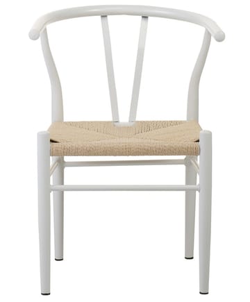 Olle vit stol med armstöd i metall - Vit - Products - Möbler - Fåtölj & stolar - Karmstol