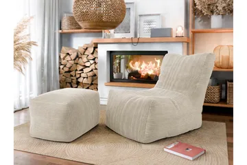 Afridi Sittpuff Utomhus 100 cm - Beige - Products - Möbler - Fåtölj & stolar - Pall & puff - Sittpuff