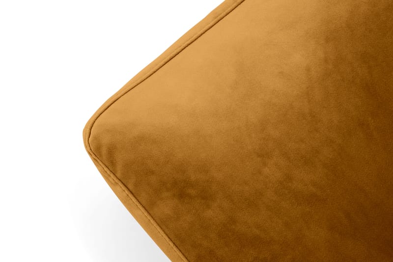 Andrew Fotpall Sammet - Amber/Krom - Products - Möbler - Fåtölj & stolar - Pall & puff - Fotpallar