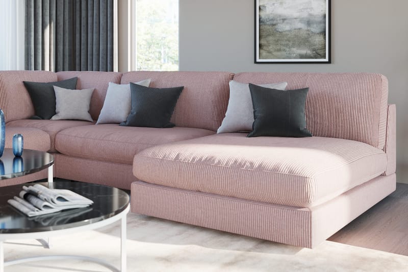 Arken Fotpall - Rosa - Products - Möbler - Fåtölj & stolar - Pall & puff - Fotpallar