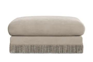 Arken Lyx Rektangulär Fotpall i Sammet