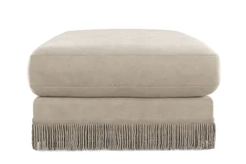 Arken Lyx Rektangulär Fotpall i Sammet - Beige - Products - Möbler - Fåtölj & stolar - Pall & puff - Fotpallar