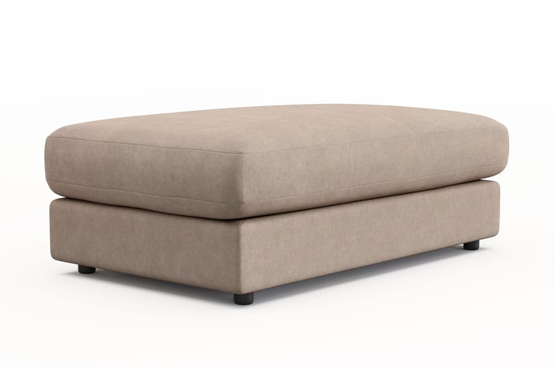 Arken Lyx Rektangulär Fotpall i Tyg - Beige - Products - Möbler - Fåtölj & stolar - Pall & puff - Fotpallar