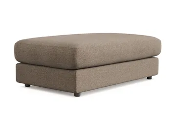 Arken Lyx Rektangulär Fotpall i Tyg - Brun - Products - Möbler - Fåtölj & stolar - Pall & puff - Fotpallar