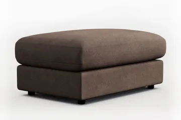 Arken Lyx Rektangulär Fotpall i Tyg - Brun - Products - Möbler - Fåtölj & stolar - Pall & puff - Fotpallar
