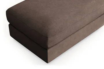 Arken Lyx Rektangulär Fotpall i Tyg - Brun - Products - Möbler - Fåtölj & stolar - Pall & puff - Fotpallar