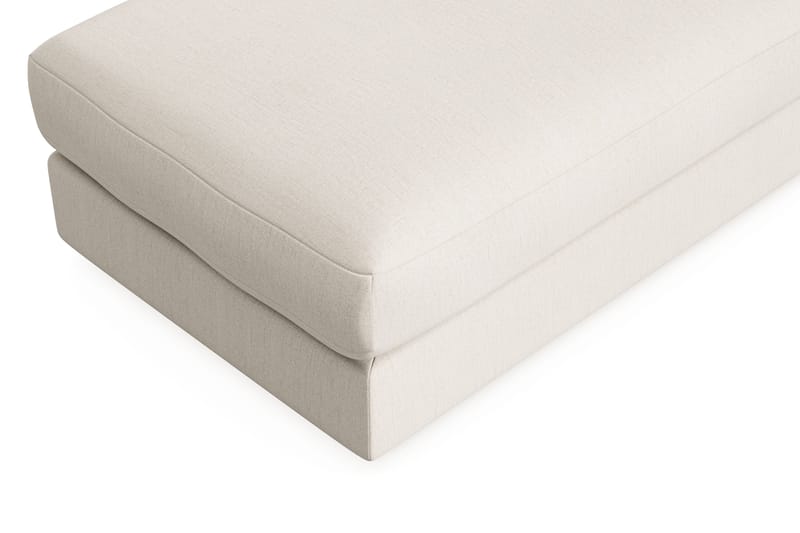 Arken Lyx Rektangulär Fotpall i Tyg - Ljusbeige - Products - Möbler - Fåtölj & stolar - Pall & puff - Fotpallar