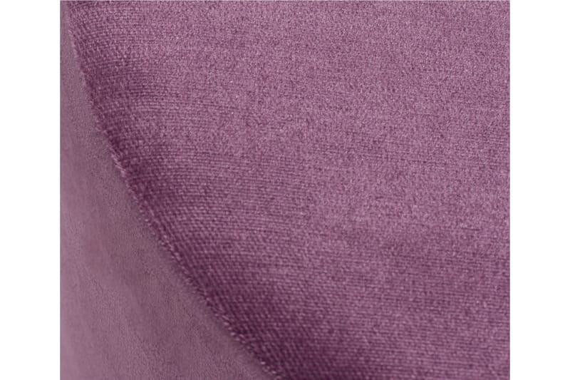 Carmenda Sittpuff Rund - Sammet/Lila/Svart - Products - Möbler - Fåtölj & stolar - Pall & puff - Sittpuff