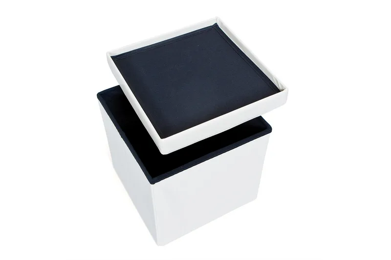 Catullus Förvaringspall - Vit - Products - Möbler - Fåtölj & stolar - Pall & puff - Sittpuff