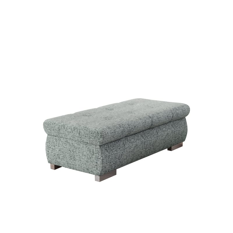 Cerys Fotpall 120 cm, Grå