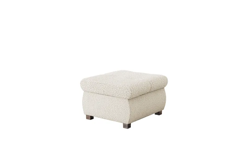 Cerys Fotpall 60 cm - Beige - Products - Möbler - Fåtölj & stolar - Pall & puff - Fotpallar