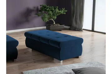 Cerys Fotpall 60 cm - Blå - Products - Möbler - Fåtölj & stolar - Pall & puff - Fotpallar