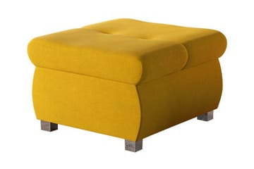 Cerys Fotpall 60 cm - Gul - Products - Möbler - Fåtölj & stolar - Pall & puff - Fotpallar