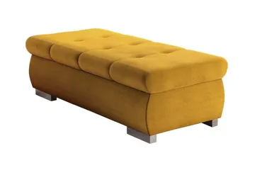 Cerys Fotpall 60 cm - Gul - Products - Möbler - Fåtölj & stolar - Pall & puff - Fotpallar