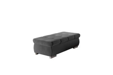 Cerys Fotpall 60 cm - Mörkgrå - Products - Möbler - Fåtölj & stolar - Pall & puff - Fotpallar