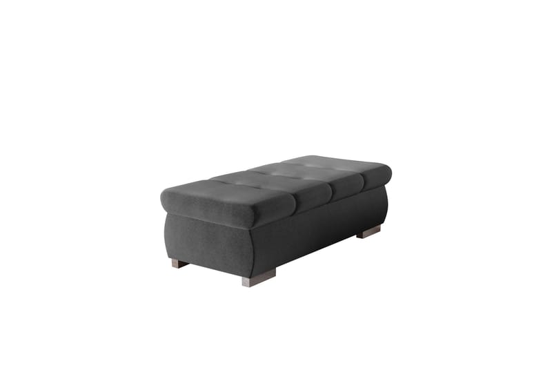 Cerys Fotpall 60 cm - Mörkgrå - Products - Möbler - Fåtölj & stolar - Pall & puff - Fotpallar