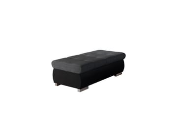 Cerys Fotpall 60 cm - Svart/Mörkgrå - Products - Möbler - Fåtölj & stolar - Pall & puff - Fotpallar