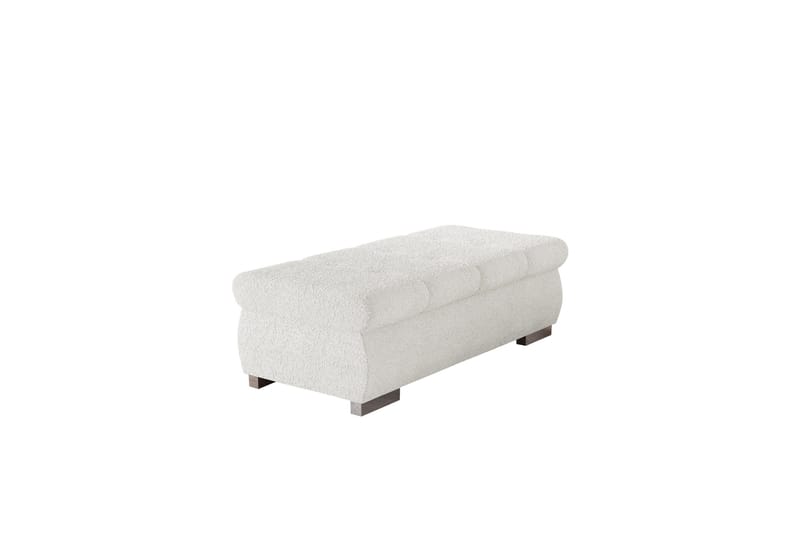 Cerys Fotpall 60 cm - Vit - Products - Möbler - Fåtölj & stolar - Pall & puff - Fotpallar