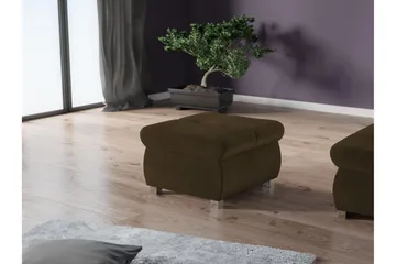 Cerys Sittpuff - Brun - Products - Möbler - Fåtölj & stolar - Pall & puff - Sittpuff