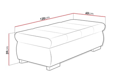 Cillo Fotpall 120 cm - Products - Möbler - Fåtölj & stolar - Pall & puff - Sittpuff