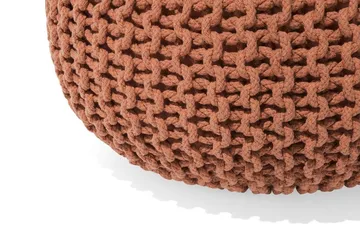 Conrad Sittpuff 50 cm - Brun - Products - Möbler - Fåtölj & stolar - Pall & puff - Sittpuff