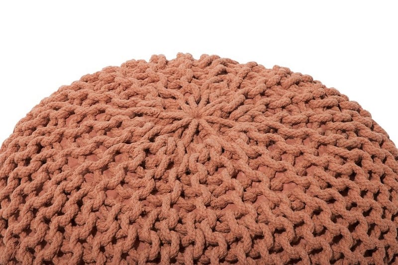 Conrad Sittpuff 50 cm - Brun - Products - Möbler - Fåtölj & stolar - Pall & puff - Sittpuff
