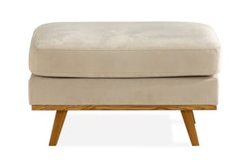 Copenhagen Fotpall Sammet - Beige - Products - Möbler - Fåtölj & stolar - Pall & puff - Fotpallar