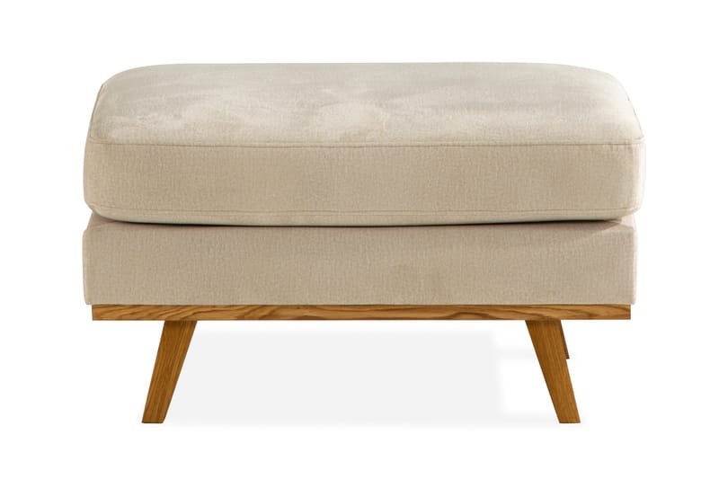 Copenhagen Fotpall Sammet - Beige - Products - Möbler - Fåtölj & stolar - Pall & puff - Fotpallar
