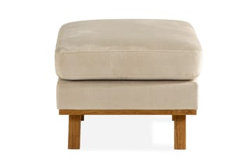 Copenhagen Fotpall Sammet - Beige - Products - Möbler - Fåtölj & stolar - Pall & puff - Fotpallar