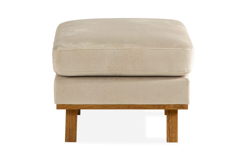 Copenhagen Fotpall Sammet - Beige - Products - Möbler - Fåtölj & stolar - Pall & puff - Fotpallar