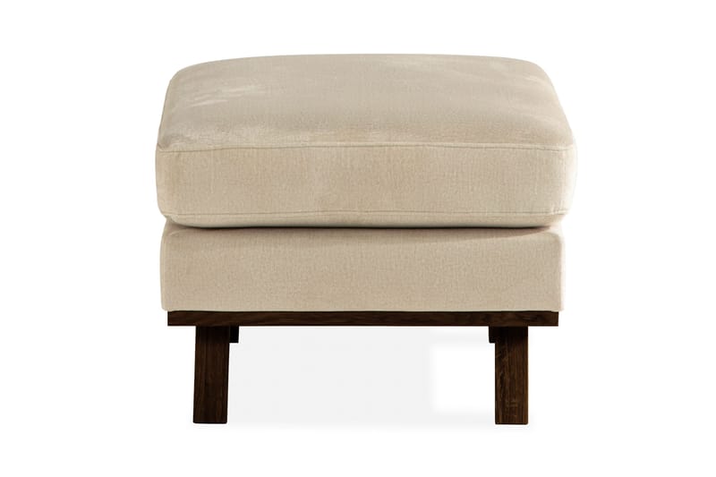 Copenhagen Fotpall Sammet - Beige - Products - Möbler - Fåtölj & stolar - Pall & puff - Fotpallar
