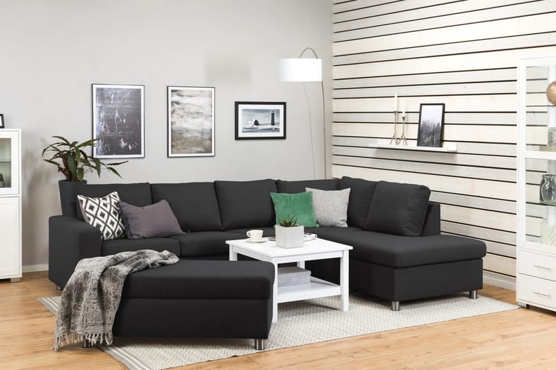 Crazy Fotpall med Förvaring 120x50 - Antracit - Products - Möbler - Fåtölj & stolar - Pall & puff - Fotpallar