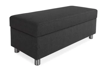Crazy Fotpall med Förvaring 120x50 - Antracit - Products - Möbler - Fåtölj & stolar - Pall & puff - Fotpallar