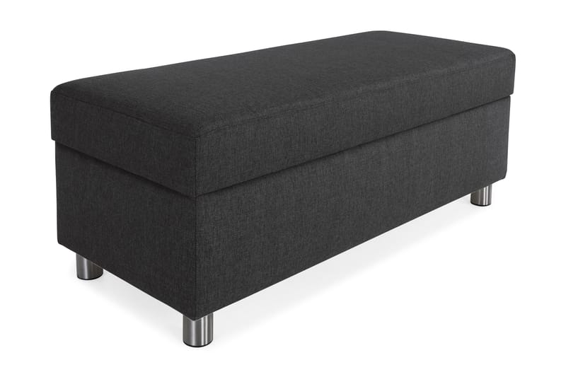 Crazy Fotpall med Förvaring 120x50 - Antracit - Products - Möbler - Fåtölj & stolar - Pall & puff - Fotpallar