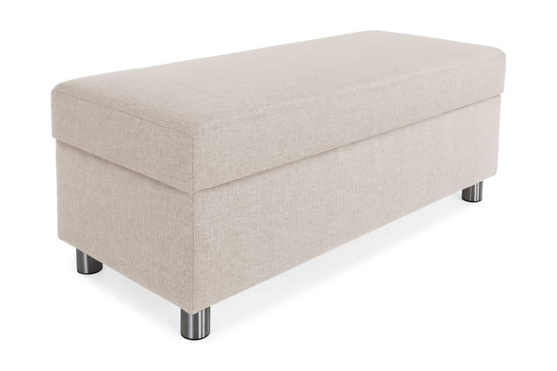 Crazy Fotpall med Förvaring 120x50 - Beige - Products - Möbler - Fåtölj & stolar - Pall & puff - Fotpallar