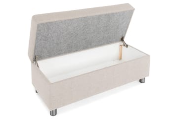 Crazy Fotpall med Förvaring 120x50 - Beige - Products - Möbler - Fåtölj & stolar - Pall & puff - Fotpallar
