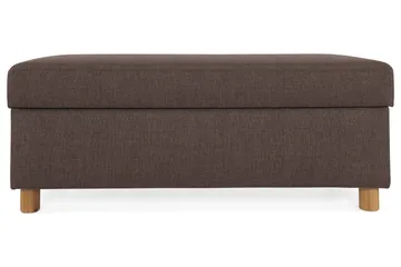 Crazy Fotpall med Förvaring 120x50 - Brun - Products - Möbler - Fåtölj & stolar - Pall & puff - Fotpallar
