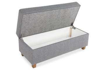 Crazy Fotpall med Förvaring 120x50 - Ljusgrå - Products - Möbler - Fåtölj & stolar - Pall & puff - Fotpallar