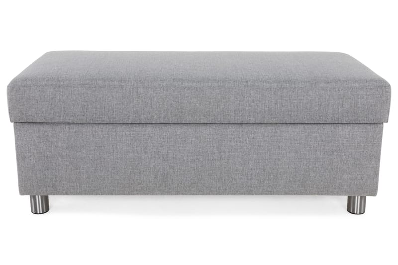 Crazy Fotpall med Förvaring 120x50 - Ljusgrå - Products - Möbler - Fåtölj & stolar - Pall & puff - Fotpallar