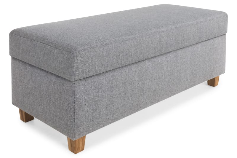 Crazy Fotpall med Förvaring 120x50 - Ljusgrå - Products - Möbler - Fåtölj & stolar - Pall & puff - Fotpallar